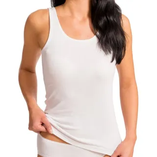 HERMKO Achseltop Damen Unterhemd aus reiner Bio-Baumwolle in verschiedenen Farben weiß 56/58 (XXXL)