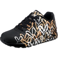 SKECHERS Uno - Metallic Love black/gold 39