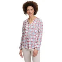 Cartoon Damen Casual-Bluse mit Knöpfen Cream/Rosé,36 - 36