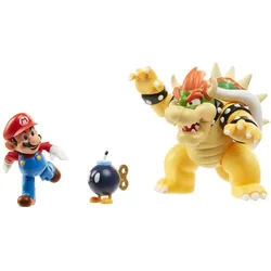 Nintendo Super Mario - Spielfiguren-Set Bowser vs. Mario