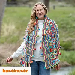 Häkelanleitung – Bohostyle-Stola aus Woll Butt Camilla