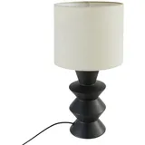 Atmosphera Créateur d'intérieur Tischlampe mit Keramikfuß YULIA, H. 40 cm