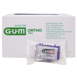 GUM® ORTHO Wachs - Praxisbox 24 Stück geschmacksneutral