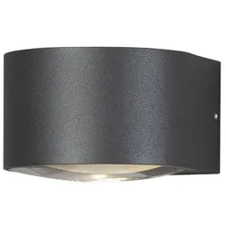 Konstsmide 7882-370, Wandbeleuchtung für den Außenbereich, Grau, Aluminium, IP54