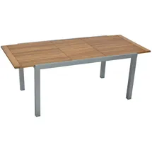 Merxx Tilos Gartentisch 150-200 x 90 x 75 cm braun/grau