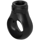 BAUHELD Markisenöse, Rund 12 mm Ral 9005 für Kugelhaken
