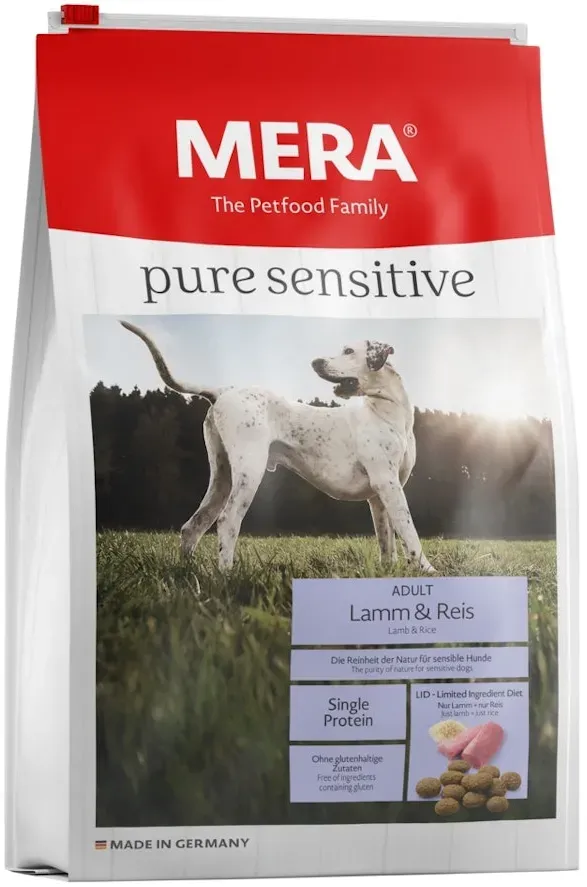 mera pure sensitive Lamm/Reis Hundetrockenfutter 4 Kilogramm