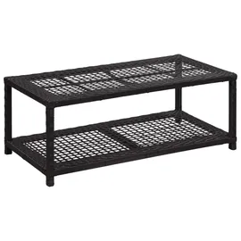 vidaXL Schuhbank 40 x 30 x 30 cm schwarz / schwarz