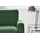 KAWOLA Ecksofa Cara Cord Recamiere links smaragd