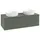 Villeroy & Boch Waschtisch-Unterschrank 2 Auszüge 120 x 36 x 50 cm Leaf Green Matt Lacquer
