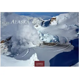 Casares Edition Alaska Kalender 2027 – Wandkalender Fotokalender Nordamerika 24x35cm -mit 12 einzigartigen Bildern von Natur, Weite und Wildnis
