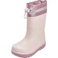 Playshoes Regenstiefel Gefüttert Unisex Kinder Gummistiefel, Rosa Gefüttert, 30