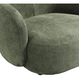 Home Deluxe Sessel CASARA Webstoff 99 x 72 x 104 cm Dunkelgrün