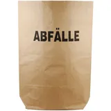 Funny AG-795 Papiermüllsack "Abfälle", 120 L, Braun (25-er Pack)