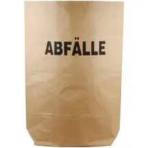 Funny AG-795 Papiermüllsack "Abfälle", 120 L, Braun (25-er Pack)