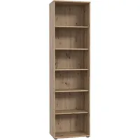 Forte TEMPRA 2 Regal mit 5 Einlegeböden, Holzwerkstoff, Artisan