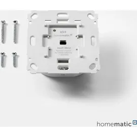 eQ-3 Homematic IP Wandtaster für Markenschalter, 2-fach,