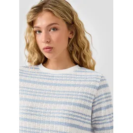 QS Longsleeve mit Ajourmuster - M