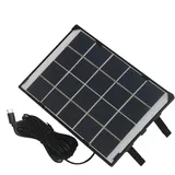 Tragbares Sonnenenergie Ladegerät, 30W 5V Type-C Tragbare Powerbank, USB Panel mit Kabel und hoher Effizienz, für Kamera Laterne Ventilator Stromausfall Wandern Angeln Camping Reisen Auto Picknicks