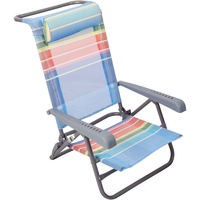 Homecall Klappbarer Strandstuhl, 7-fach verstellbar - (Regenbogen)