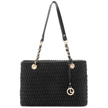 L.Credi Roxanne Schultertasche Synthetik Black