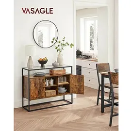 VASAGLE Sideboard, LSC014B01 braun 100,0 x 35,0 x 80,5 cm