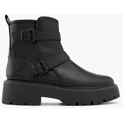 Bikerboots - Damen - schwarz