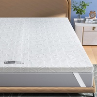 BedStory 7cm Höhe Topper 180x200cm,2in1 Härtegrade H2&H3 Matratzentopper,7-Zonen-Matratzenauflage aus Kaltschaum, Matratzentopper für Boxspringbett Wohnwagen Schlafsofa