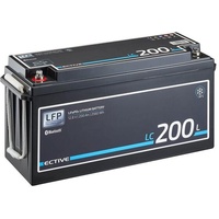 ECTIVE LC 200L LT 12V LiFePO4 Lithium Versorgungsbatterie, 200 Ah