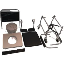 Trendmobil TSF Travel Toilettenstuhl fahrbar - faltbar für die Reise 1 St