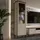 Forte Vitrine Lacetti 60,4 x 41,2 x 200,5 cm Beige