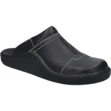 Hausschuh JOSEF SEIBEL "Monaco H 13, schwarz", Herren, Gr. 48, schwarz, Obermaterial: 100% Rindsleder Leather cow., Schuhe Hausschuh