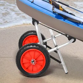 Homcom Kanuwagen Silber