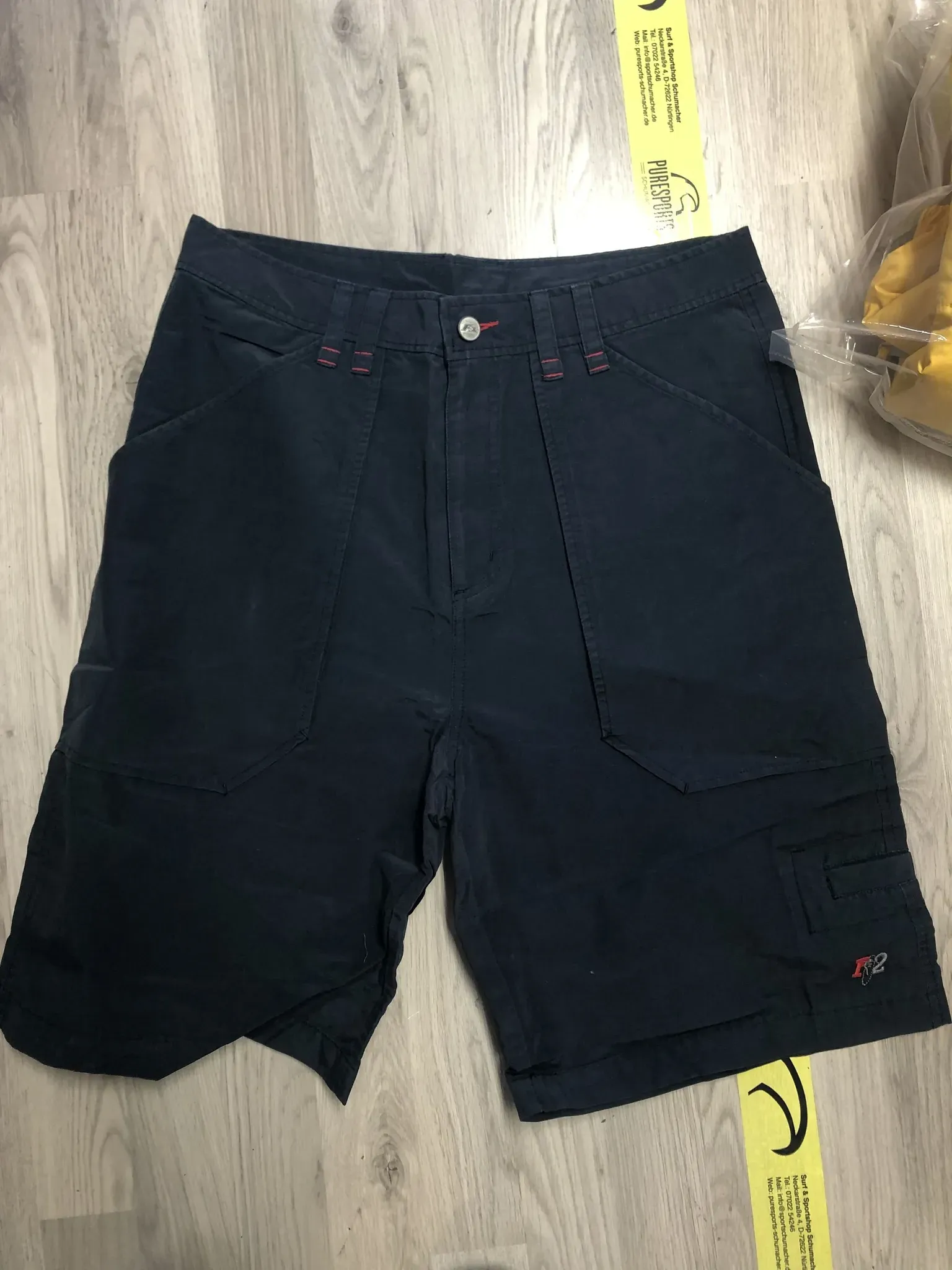 F2 Short Bigpack navy Hose kurze Sommer blau pants shorts, Konfiguration: L