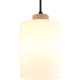 GLOBO Pendelleuchte 1-flg. 120 cm Holz/Glas