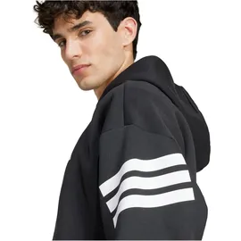 adidas Future Icons 3-Streifen Reißverschlusspullover Black M