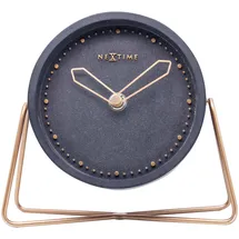 Nextime Tischuhr Cross Table 17,5 x 15,5 cm schwarz