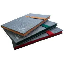 DONAU Notizbuch mit Handy-/Stiftehalter 1350102-99 sortiert