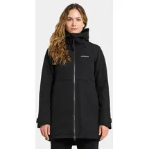 Didriksons Helle Wns Parka 6 Größe 38 Schwarz