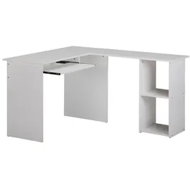 FineBuy Eckschreibtisch Weiß