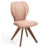 Niehoff Sitzmöbel Colorado Trend-Line Design-Stuhl Gestell Wild-Nussbaum - Polyester Nirvana beige