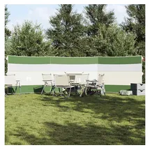 vidaXL Camping-Windschutz Grün 508 x 130 cm wasserdicht