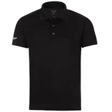 Trigema Poloshirt TRIGEMA Klassisches Poloshirt COOLMAX® (1-tlg) schwarz L