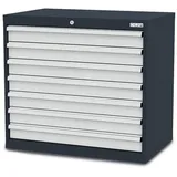 Simplaflex Schubladenschrank, BxHxT: 90 x 82 x 57,5 cm - grau