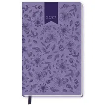Trötsch Verlag TRÖTSCH - Taschenkalender A6 Soft Touch Blumen 2027