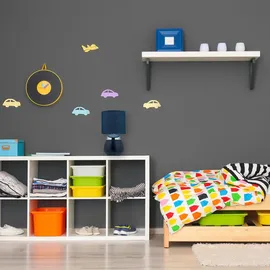 Relaxdays Nachttischlampe Dunkelblau