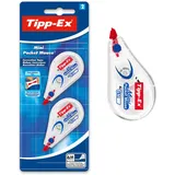 TIPP-EX Korrekturroller Mini Pocket Mouse, 6m x 5mm, 2er Pack, Ideal für das Büro, das Home Office oder die Schule