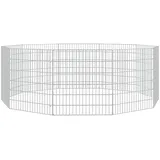 vidaXL Freilaufgehege 10-teilig 54x60 cm Verzinktes Eisen
