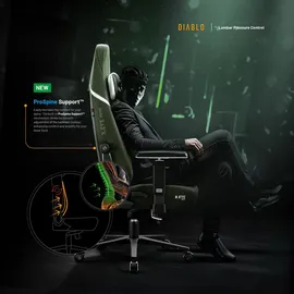Diablo Chairs X.Eye Prime Gaming-Stuhl Grün PC