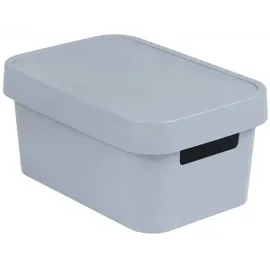 Curver Aufbewahrungsbox mit Deckel 4,5 l, Grau - Grau